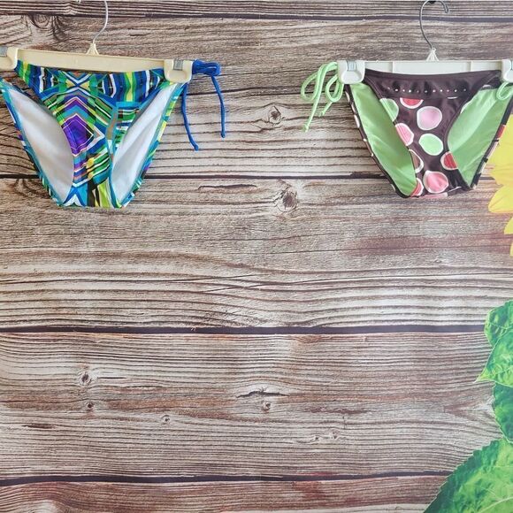 Since / Splits bikini Bottoms set of ( 2 ) medium NWT - Picture 2 of 12